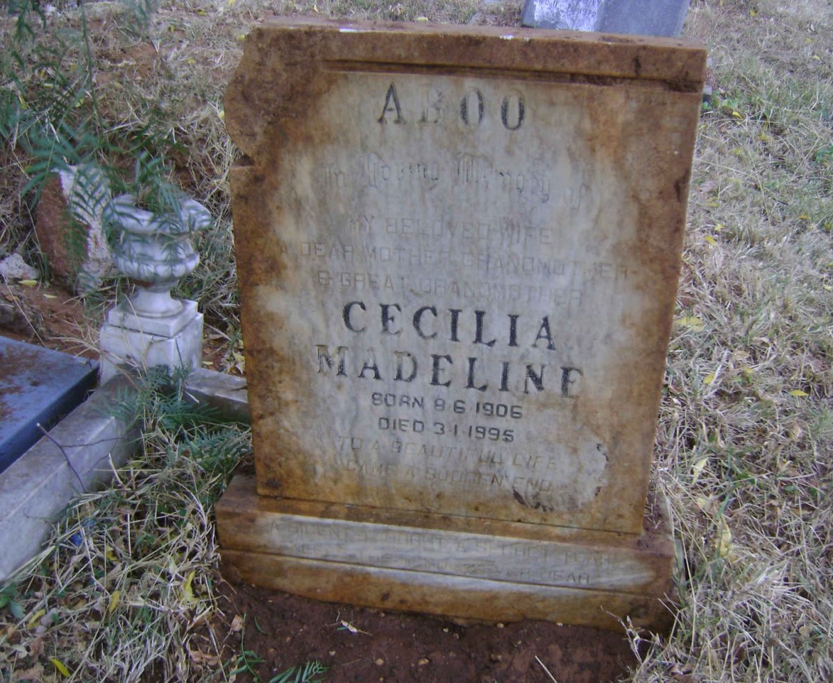 ABOO Cecilia Madeline 1906-1995