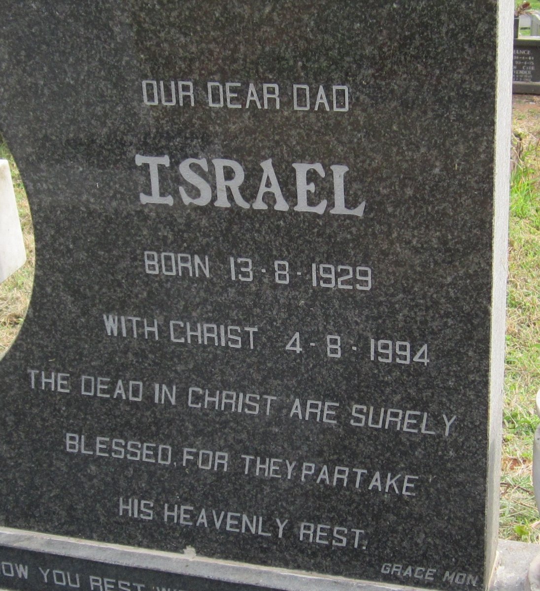 ABRAHAMS Israel 1929-1994
