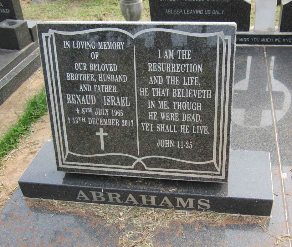 ABRAHAMS Renaud Israel 1965-2017
