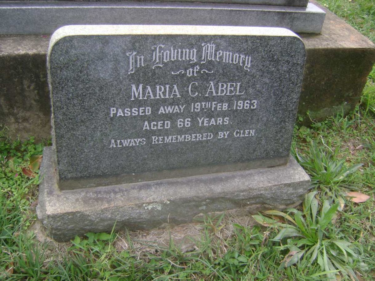 ABEL Maria C. -1963