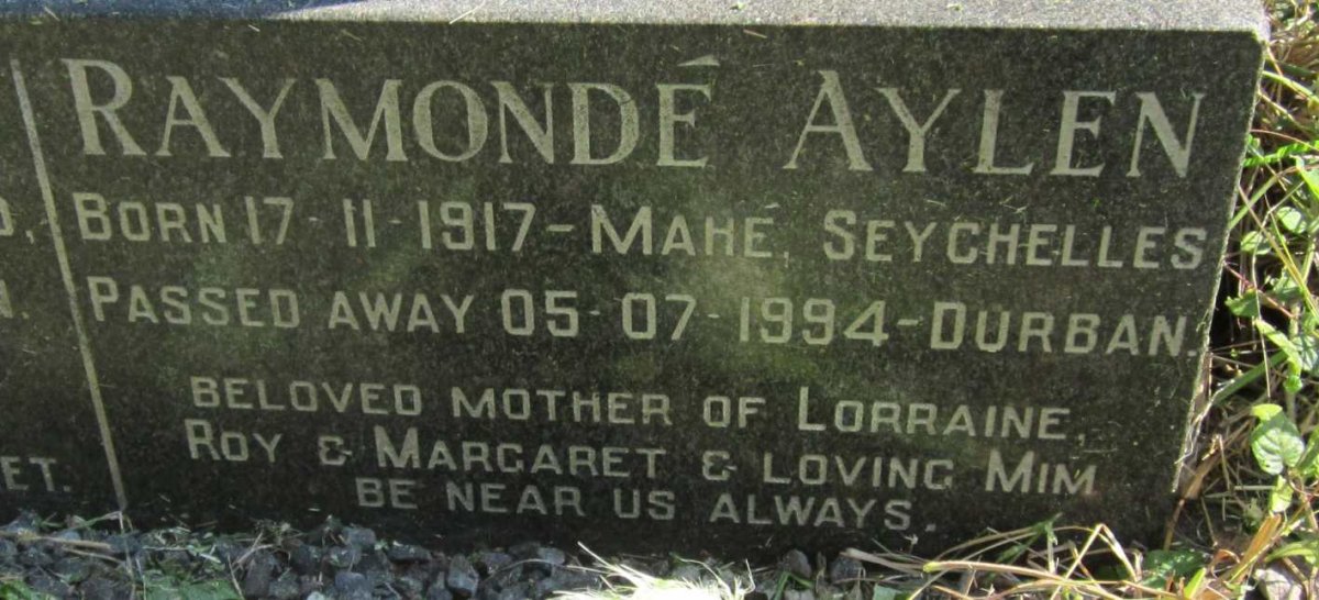 AYLEN Raymonde 1917-1994