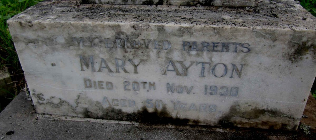 AYTON Mary -1930