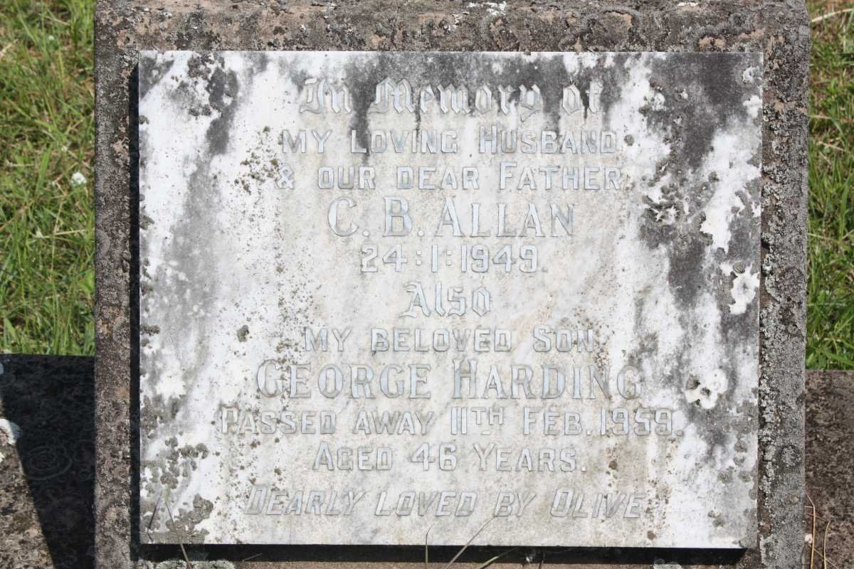 ALLAN C.B. -1949 :: ALLAN George Harding -1959