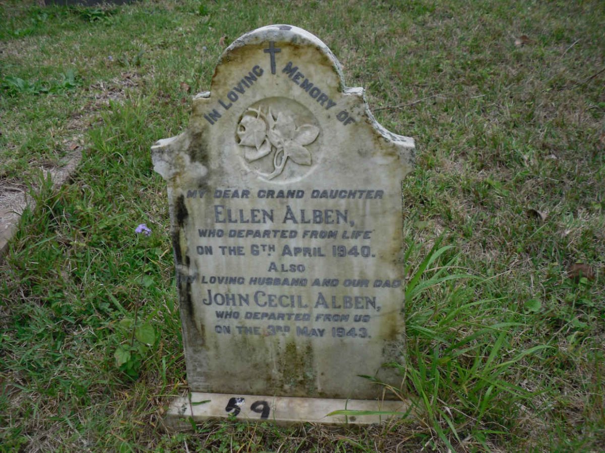 ALBEN John Cecil -1943 &amp; Ellen -1940