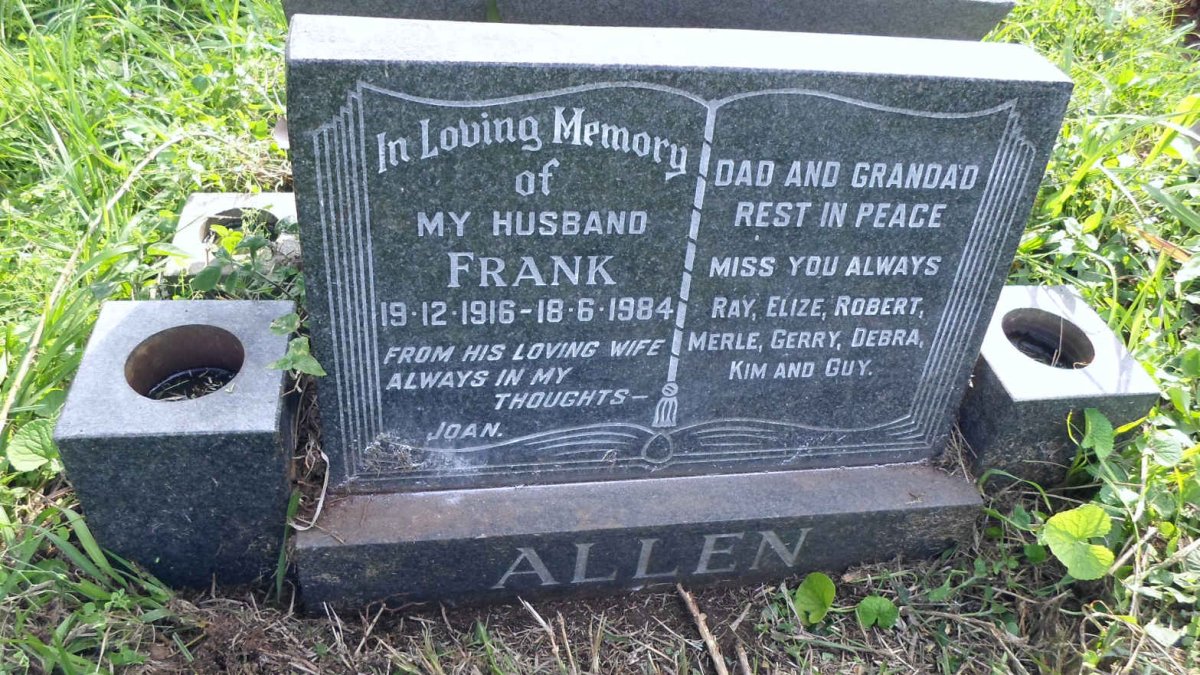 ALLEN Frank 1916-1984