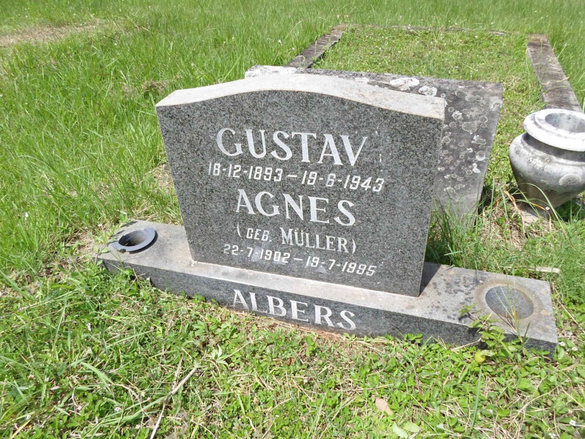 ALBERS Gustav 1893-1943 &amp; Agnes MÜLLER 1902-1995