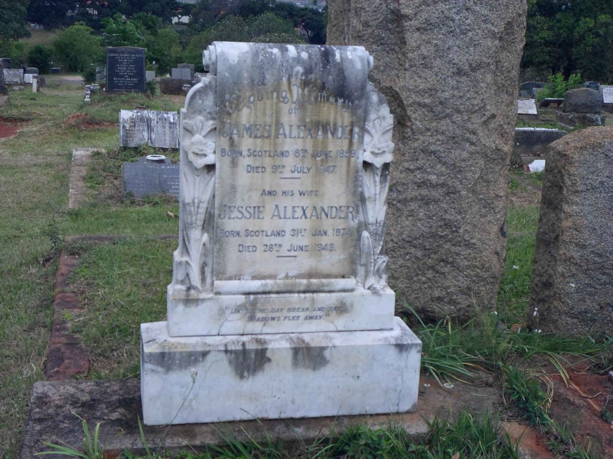 ALEXANDER James 1859-1947 &amp; Jessie 1874-1949 [i]