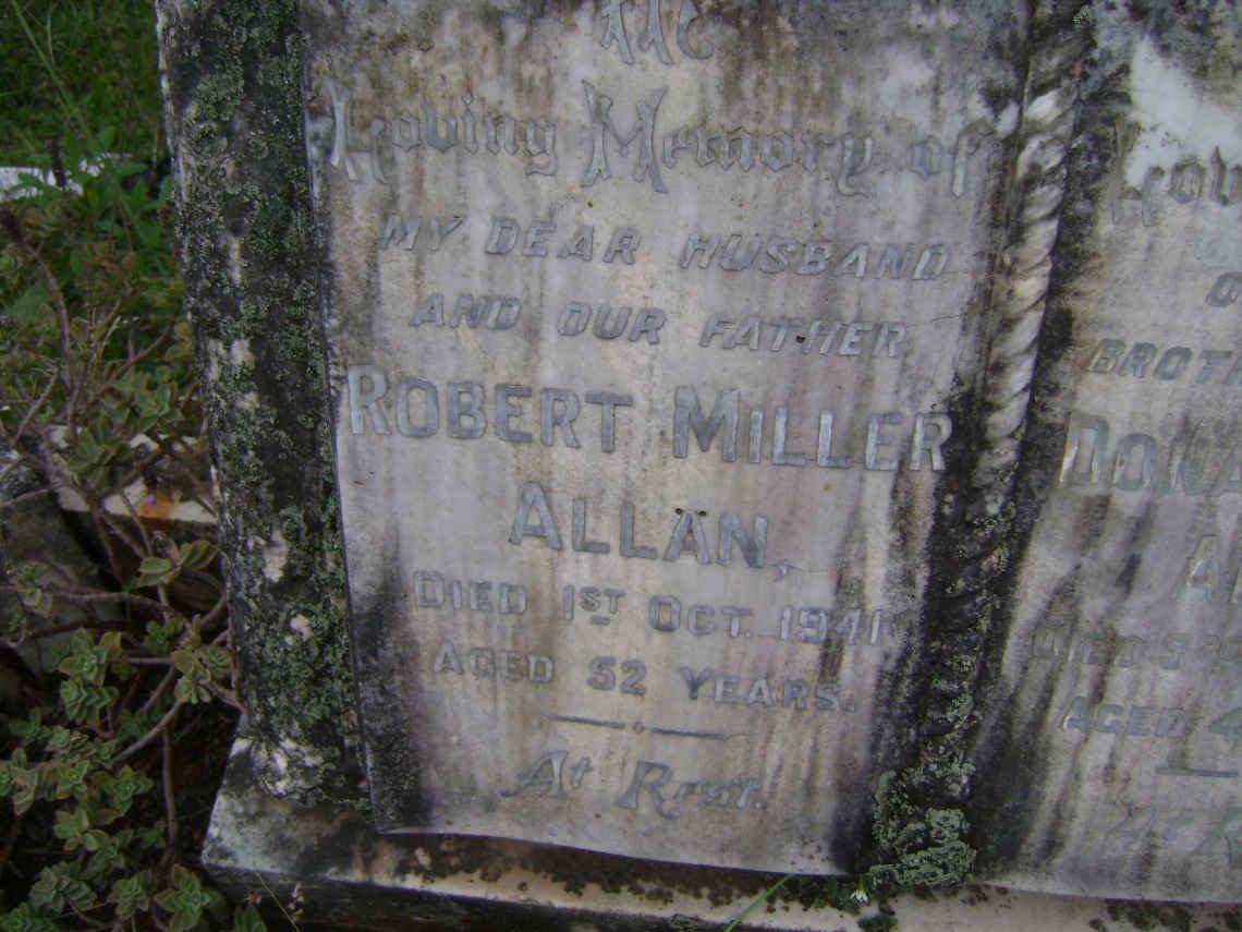 ALLAN Robert Miller -1941 :: ALLAN Donald Henry -1969