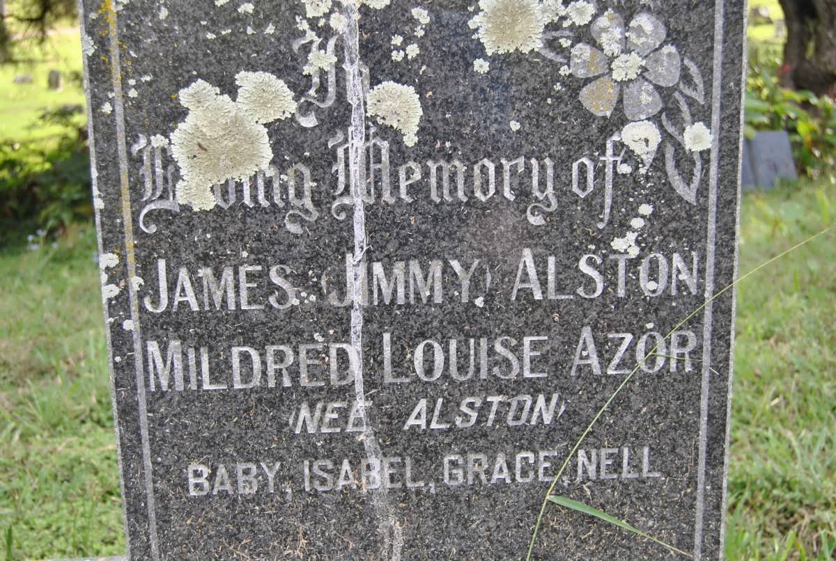 ALSTON James :: AZOR Mildred Louise nee ALSTON