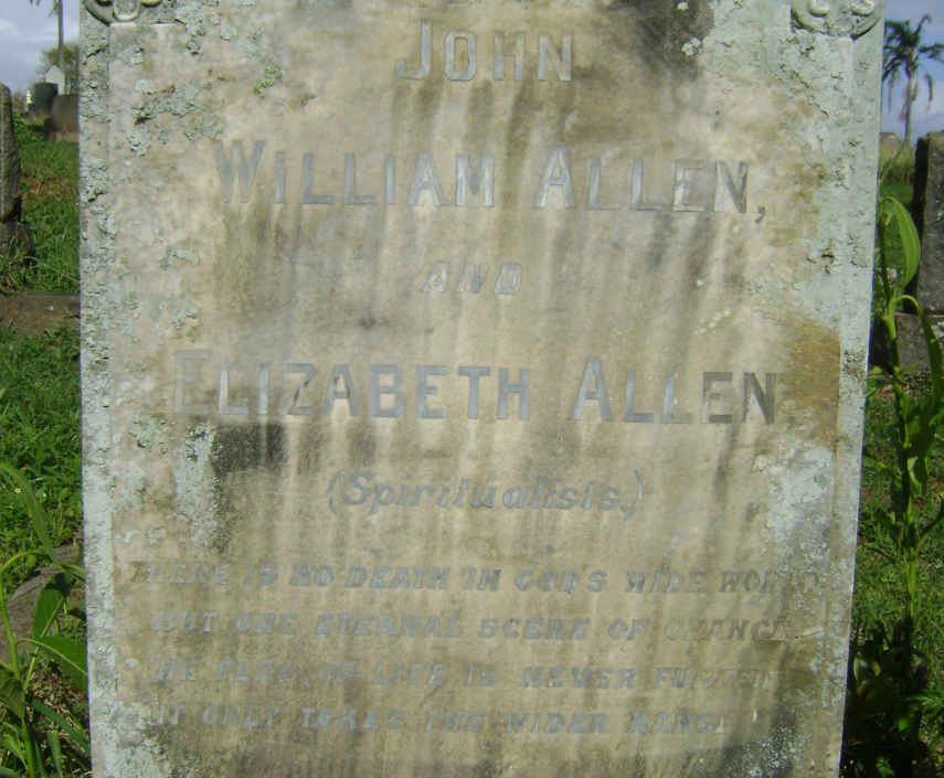ALLEN William &amp; Elizabeth