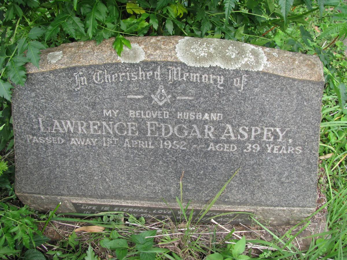ASPEY Lawrence Edgar -1952