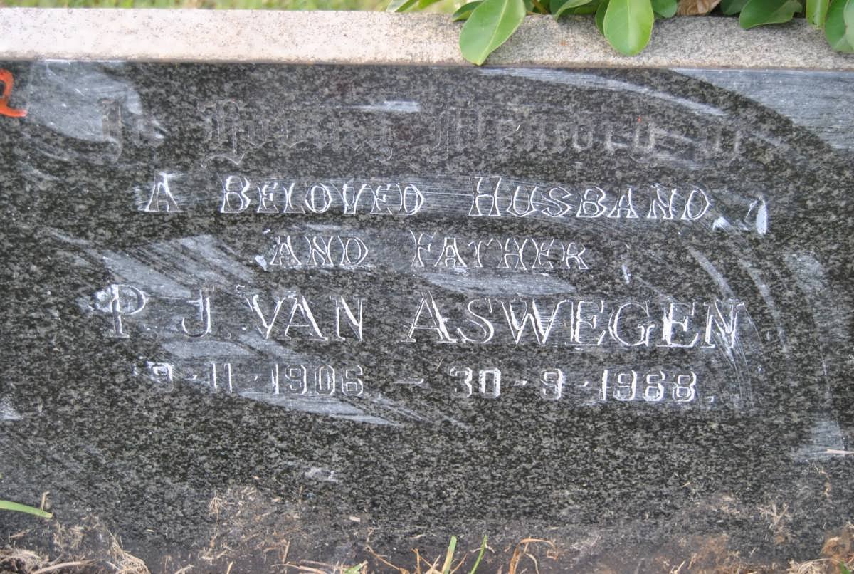 ASWEGEN P.J., van 1906-1968