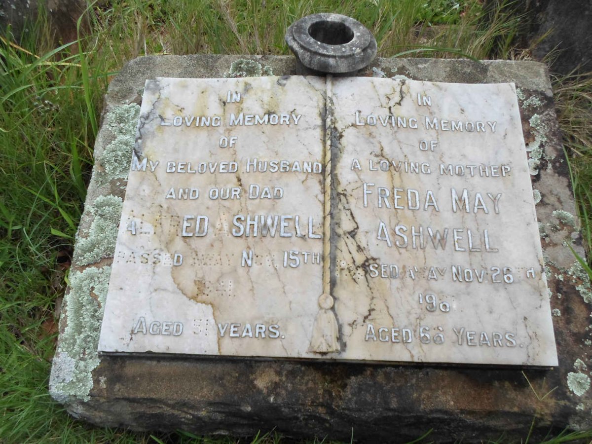 ASHWELL Alfred -1941 &amp; Freda May -1961