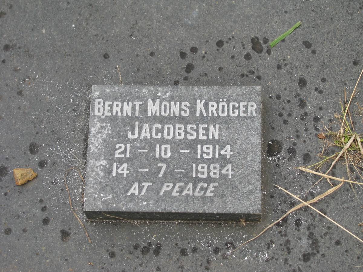 JACOBSEN Bernt Mons Kroger 1914-1984