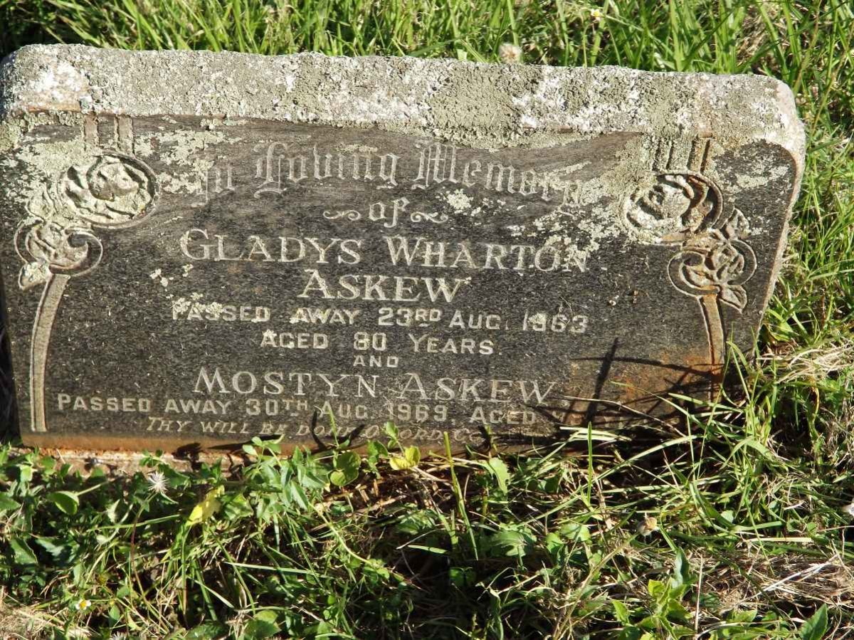 ASKEW Gladys Wharton -1963 :: ASKEW Mostyn -1969