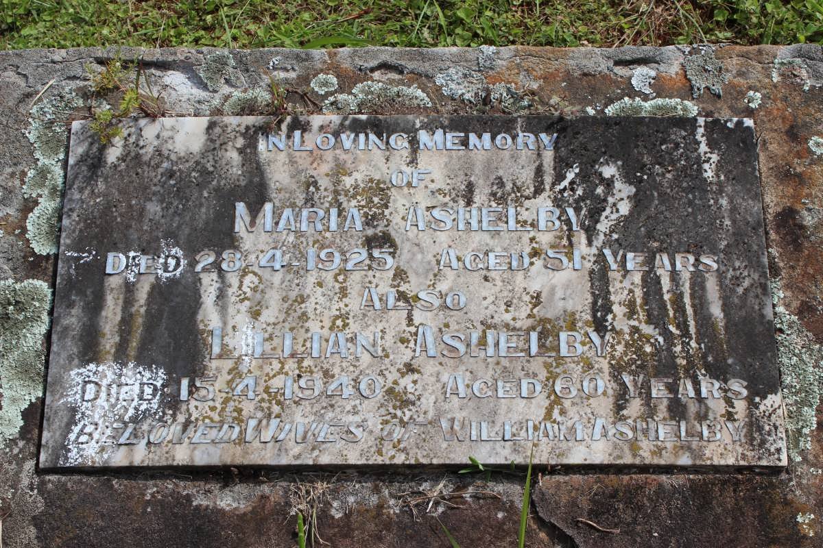 ASHELBY Maria -1925 :: ASHELBY Lillian -1940