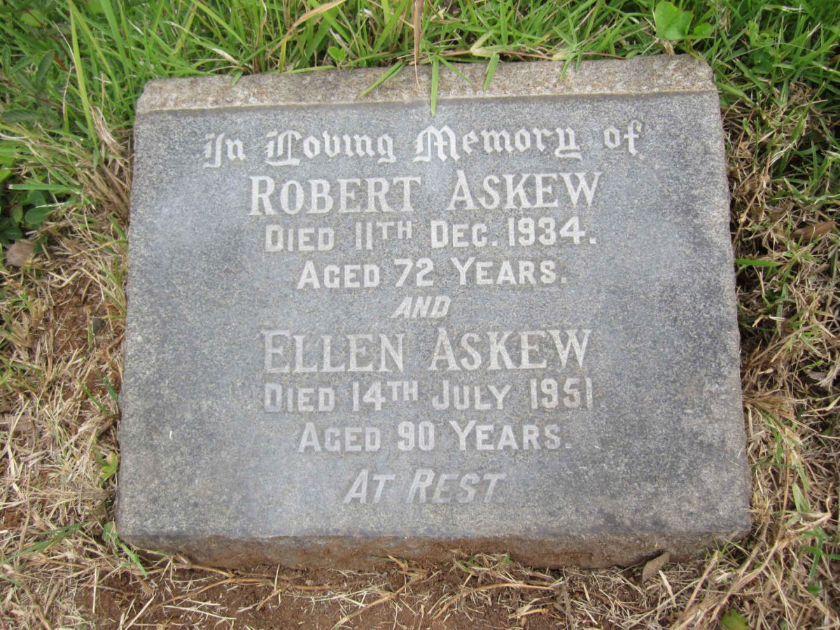 ASKEW Robert -1934 &amp; Ellen -1951
