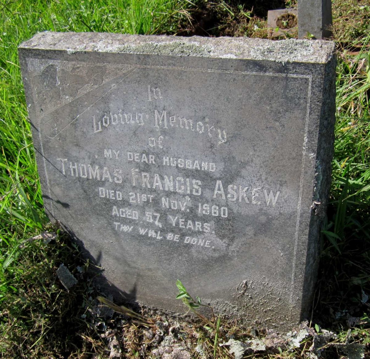 ASKEW Thomas Francis -1960