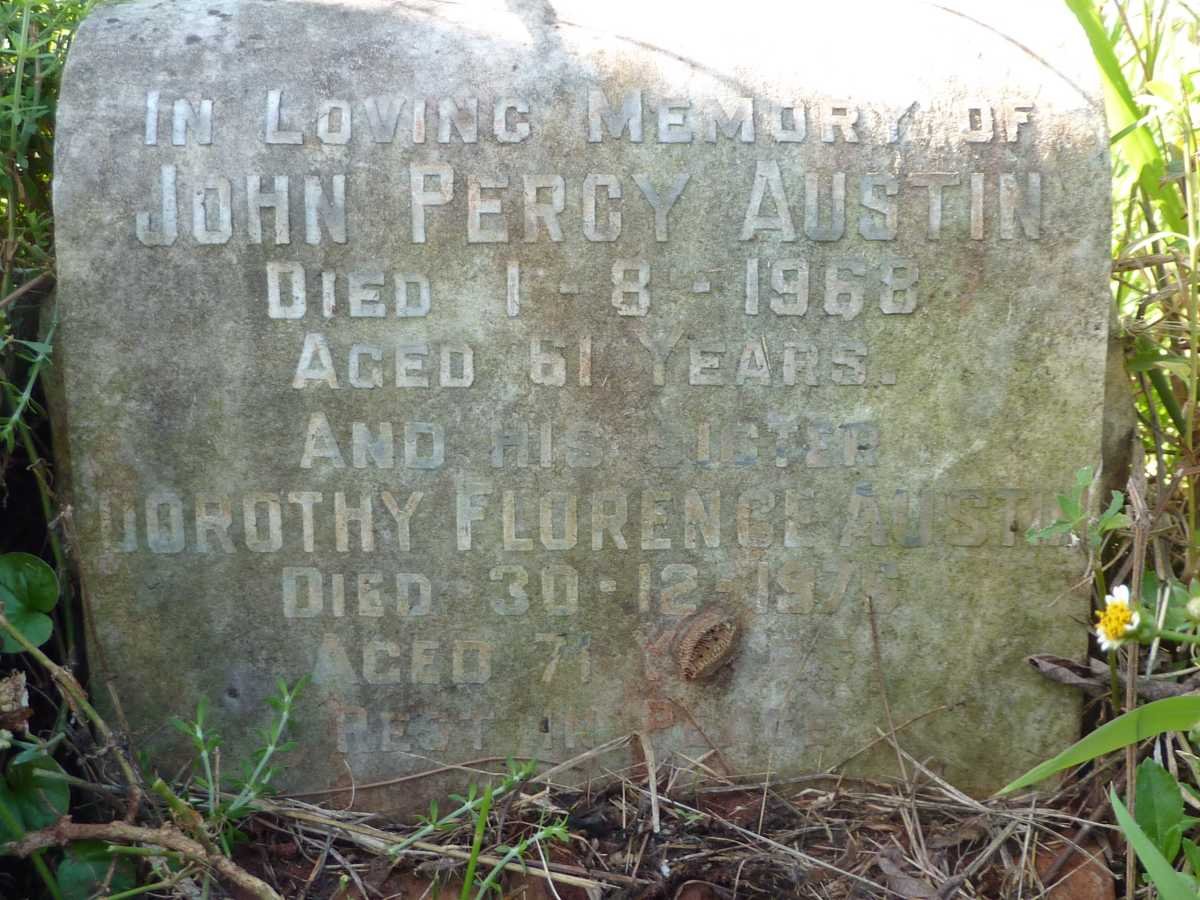 AUSTIN John Percy -1968 &amp; Dorothy Florence -1979