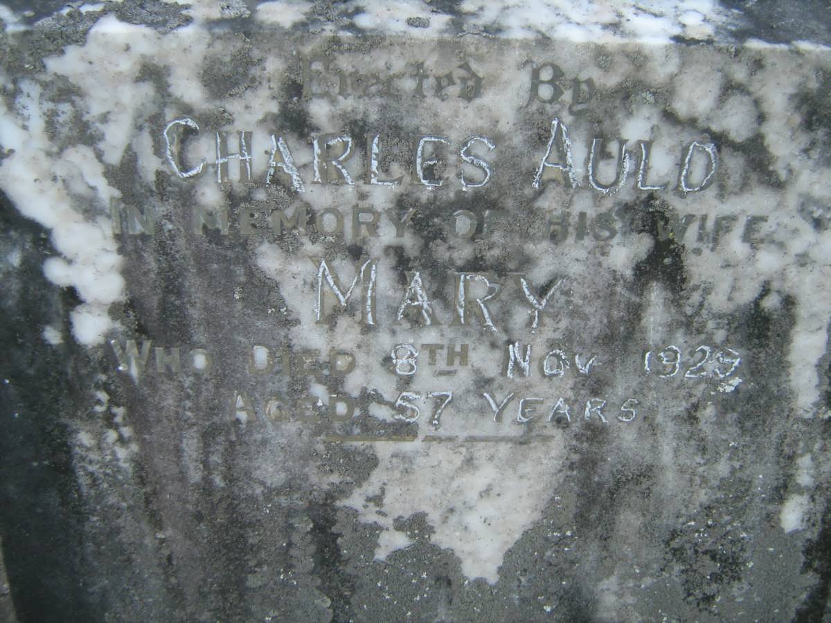 AULD Mary -1929