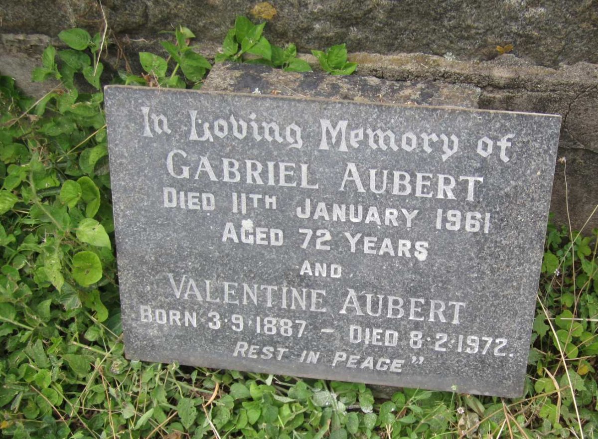 AUBERT Gabriel -1961 &amp; Valentine 1887-1972