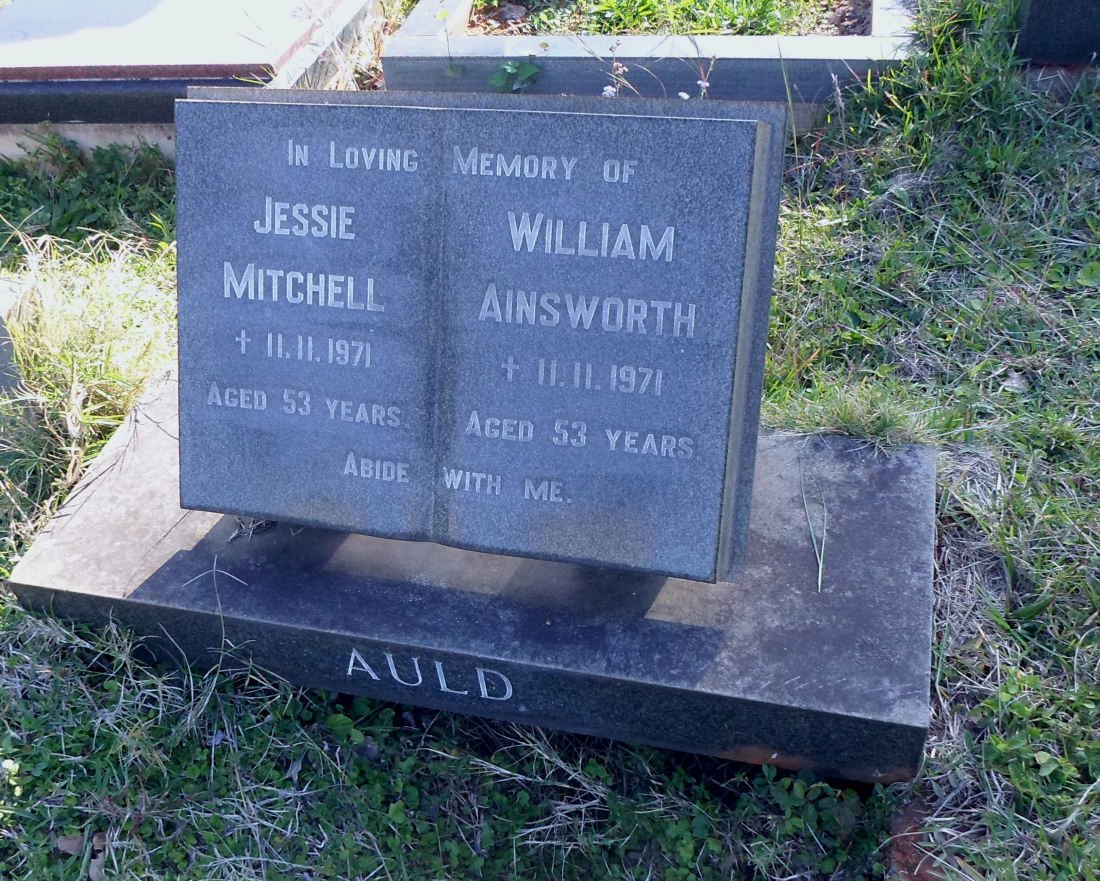 AULD William Answorth -1971 &amp; Jessie Mitchell -1971