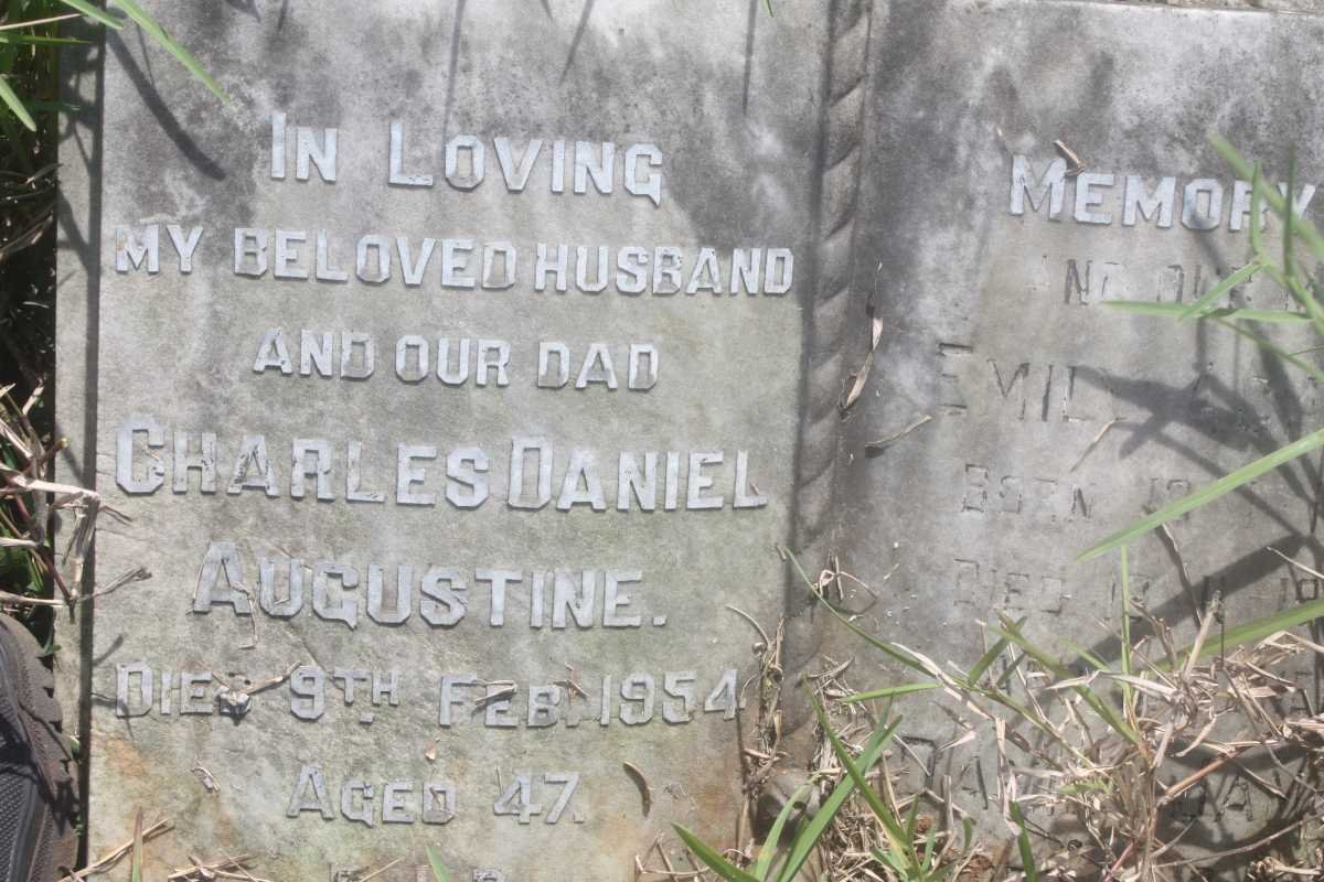 AUGUSTINE Charles Daniel -1954