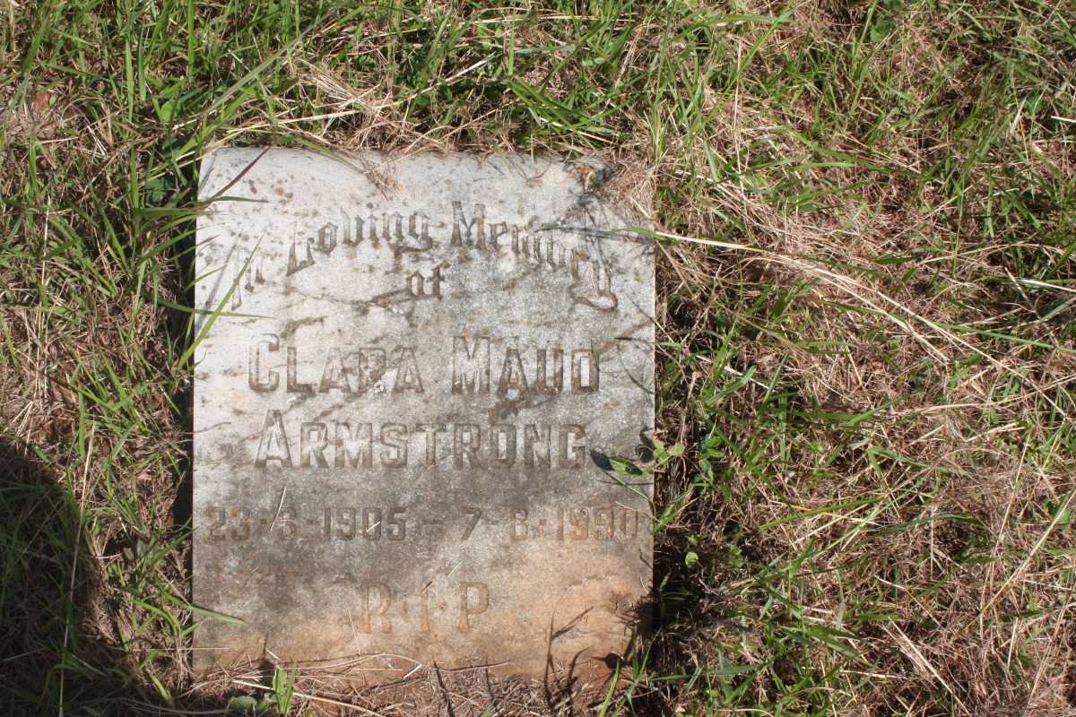 ARMSTRONG Clara Maud 1905-1990
