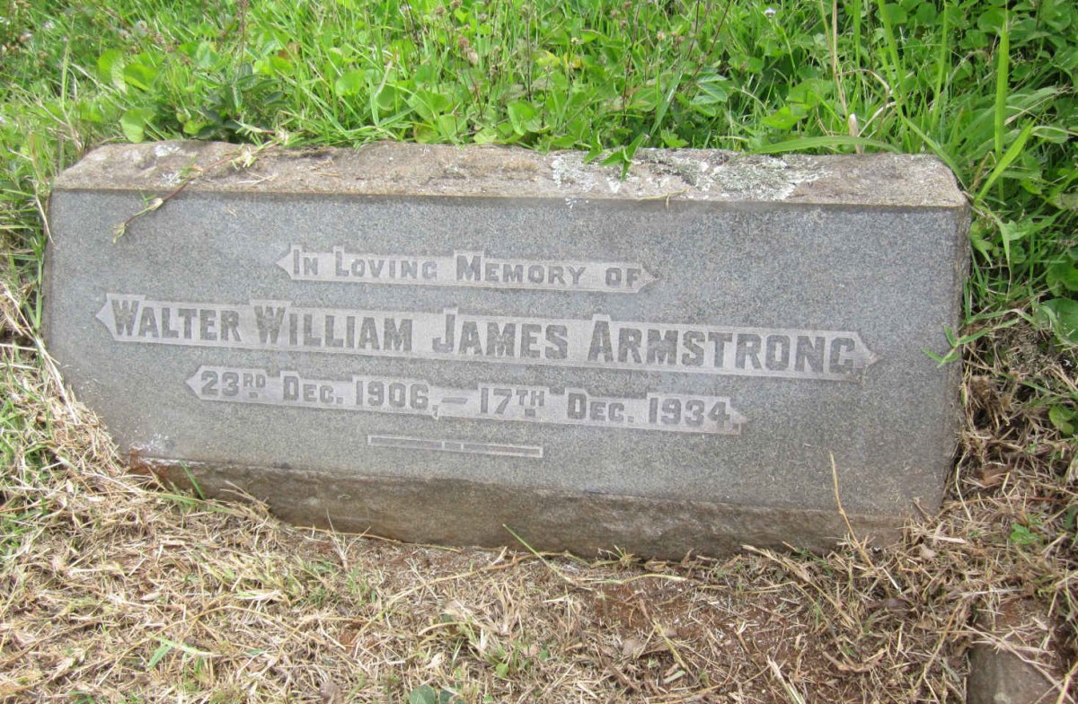 ARMSTRONG Walter William James 1906-1934