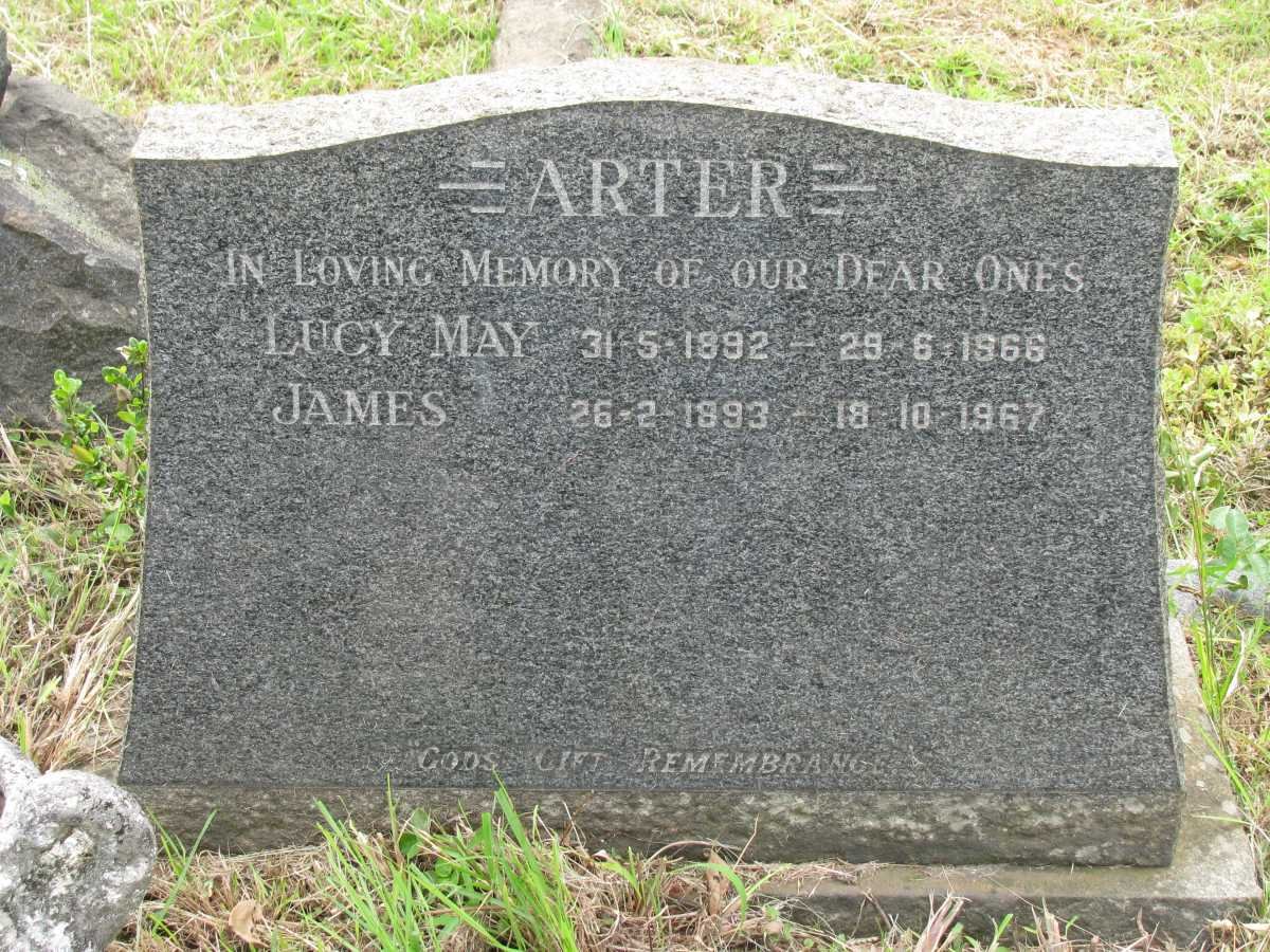ARTER James 1893-1967 &amp; Lucy May 1892-1966