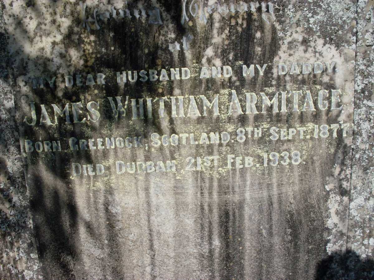 ARMITAGE James Whitham 1877-1938