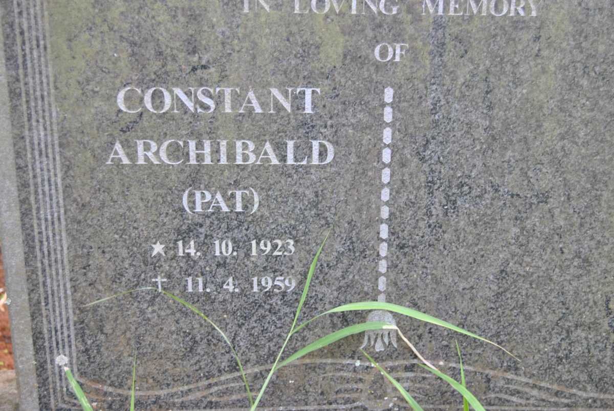ARCHIBALD Constant 1923-1959
