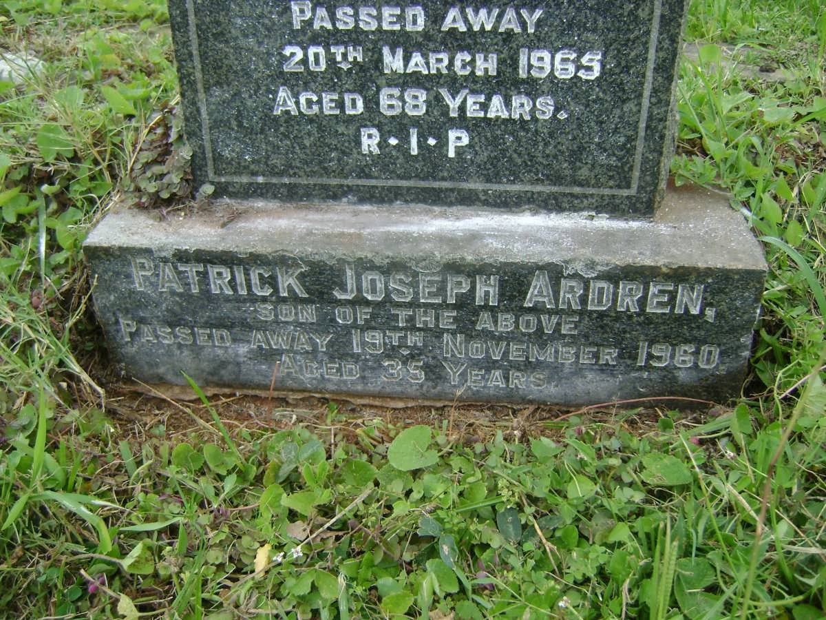 ARDREN Patrick Joseph -1960