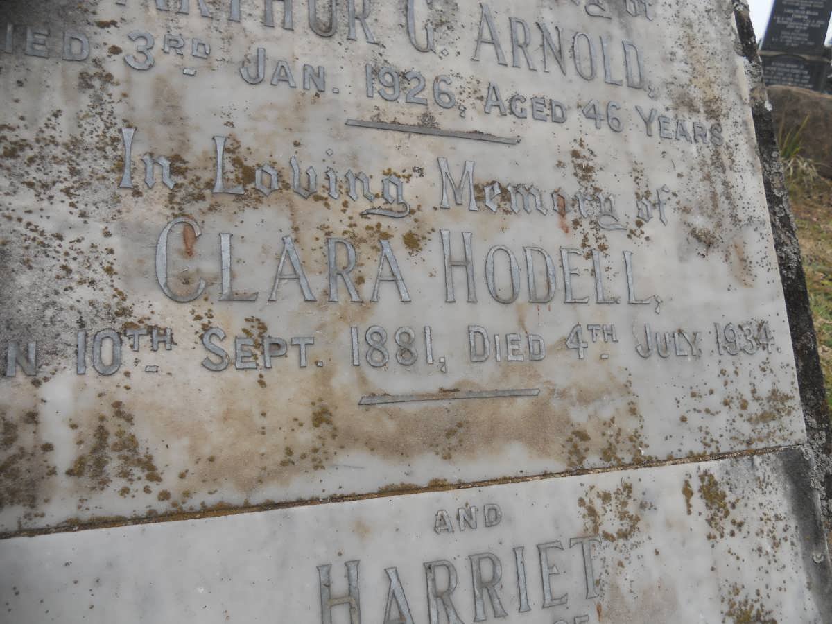 HODELL Clara 1881-1934