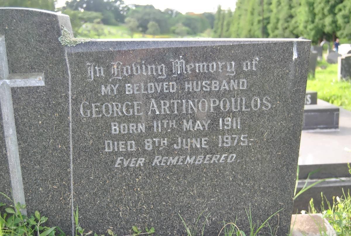 ARTINOPOULOS George 1911-1975