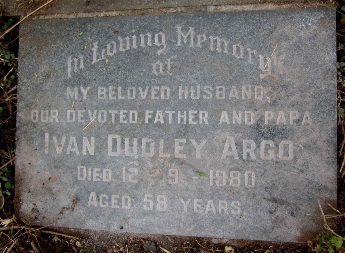 ARGO Ivan Dudley -1980