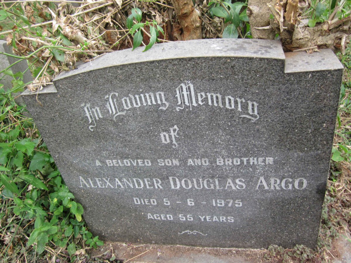 ARGO Alexander Douglas -1975 :: ARGO Ivan Dudley -1980