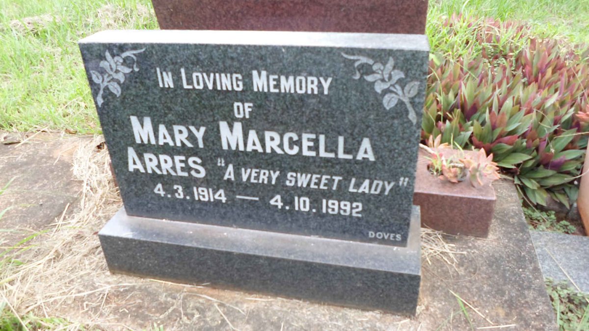 ARRES Mary Marcella 1914-1992
