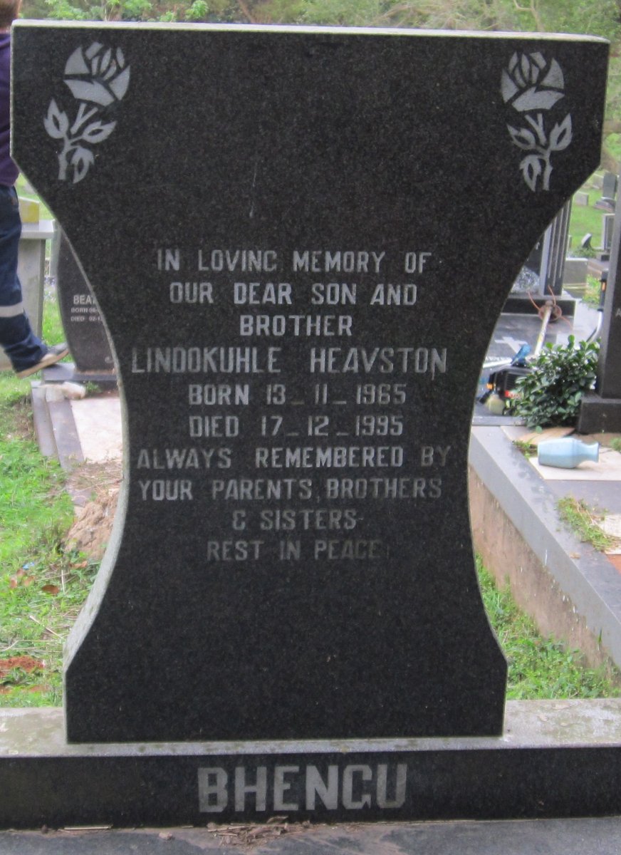 BHENGU Lindokuhle Heavston 1965-1995