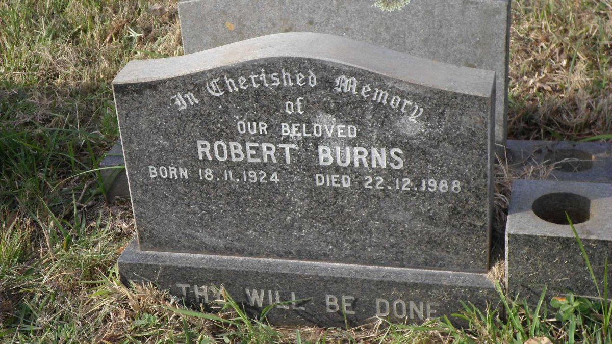 BURNS Robert 1924-1988