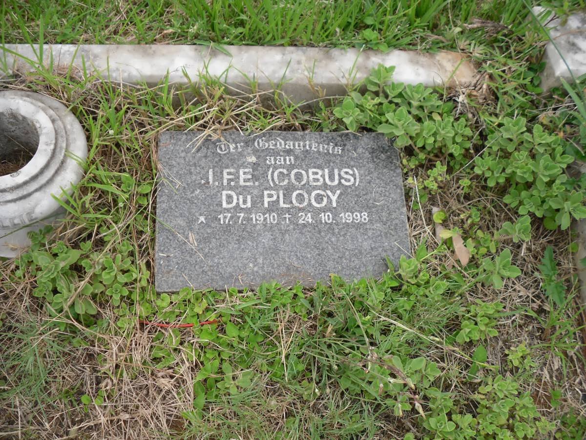 1PLOOY J.F.E., du 1910-1998