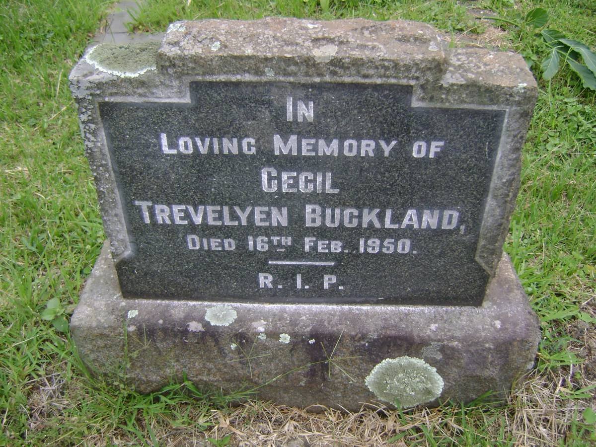 BUCKLAND Cecil Trevelyen -1950
