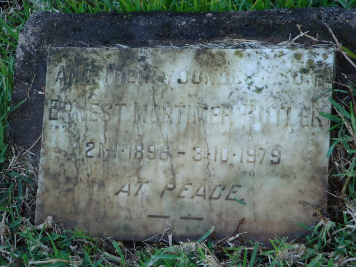 BUTLER Ernest Mortimer 1896-1979