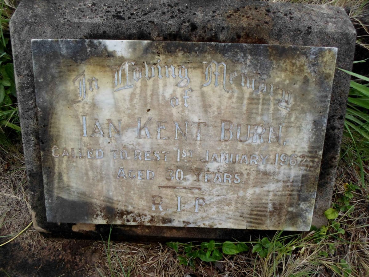 BURN Ian Kent -1962