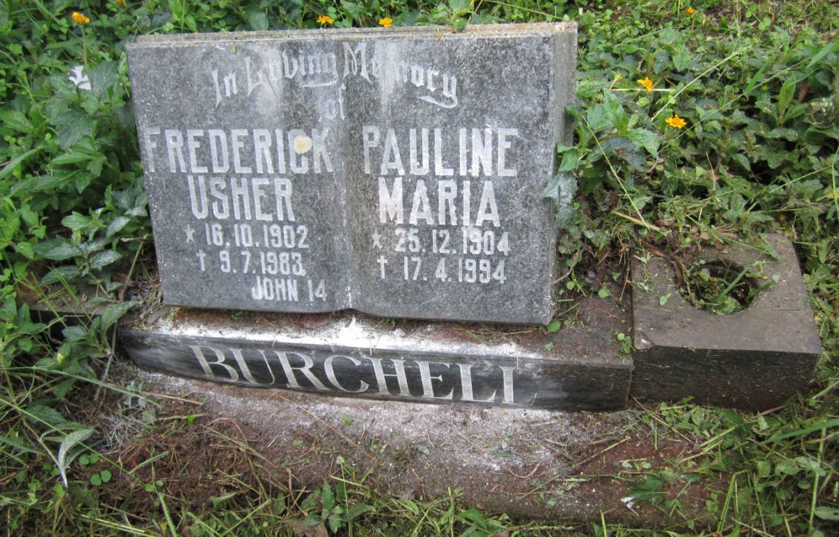 BURCHELL Frederick Usher 1902-1983 &amp; Pauline Maria 1904-1994