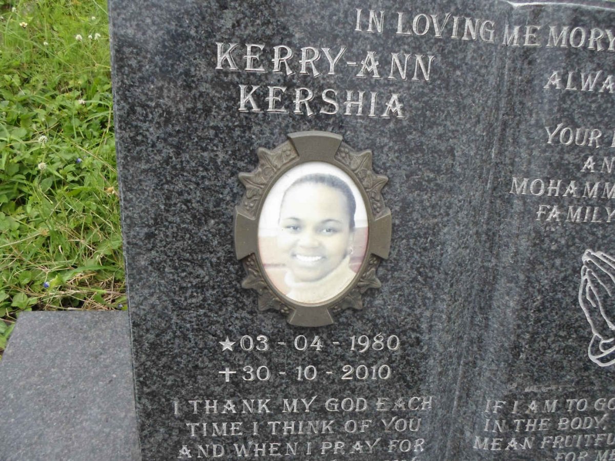 BUCKS Kerry-Ann Kershia 1980-2010