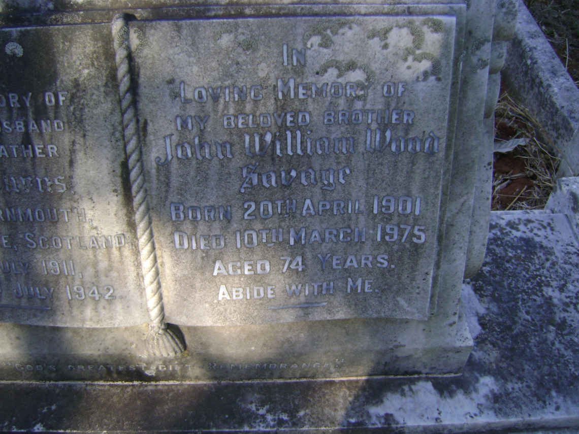 BURNS Peter 1911-1942 :: SAVAGE John William Wood 1901-1975