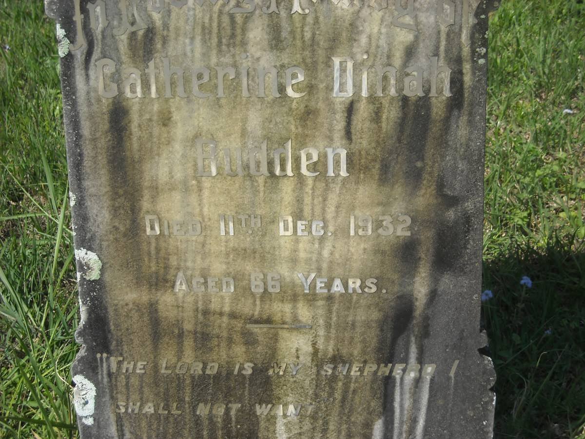 BUDDEN Catherine Dinah -1932