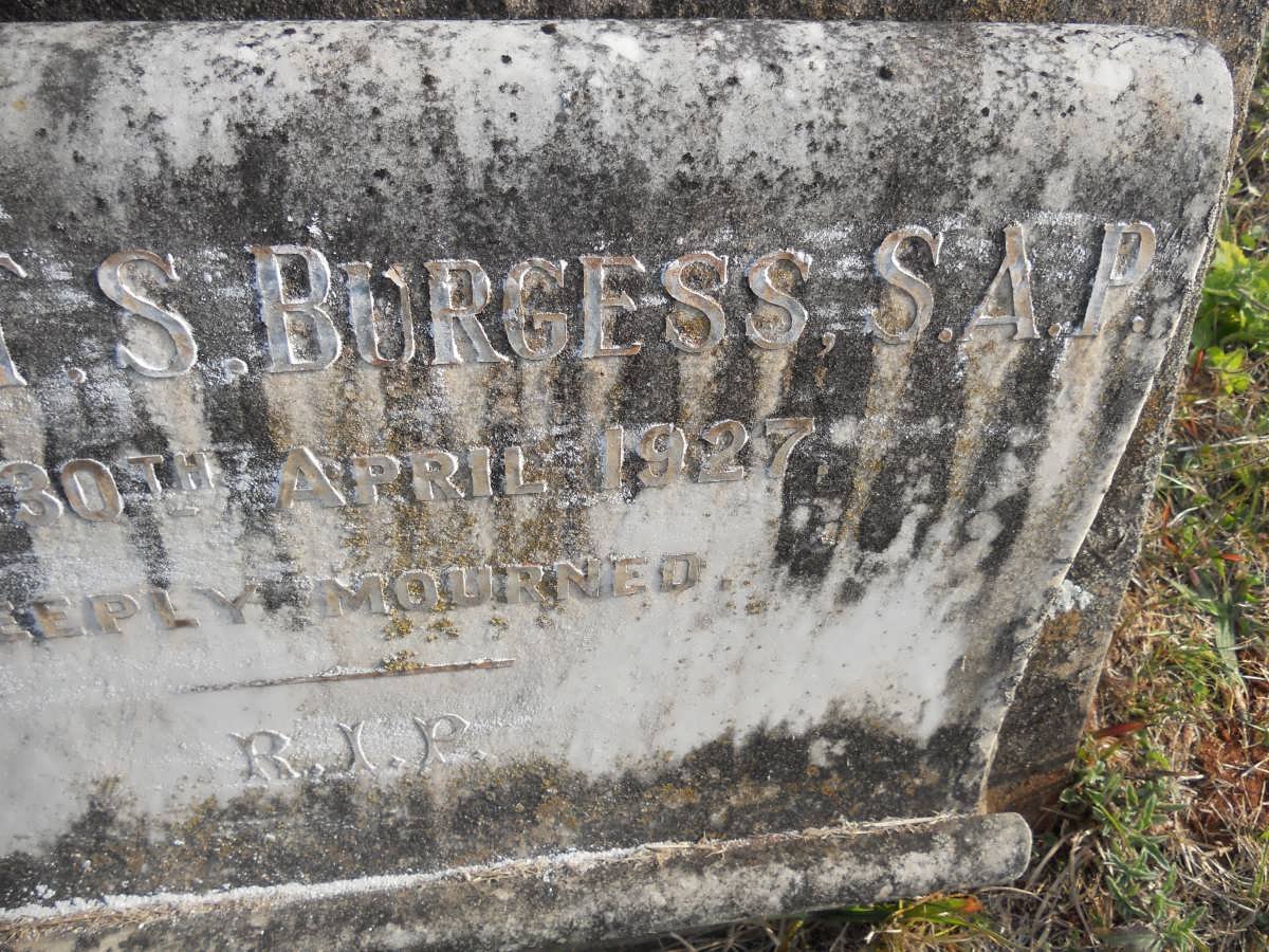 BURGESS W.T.S. -1927
