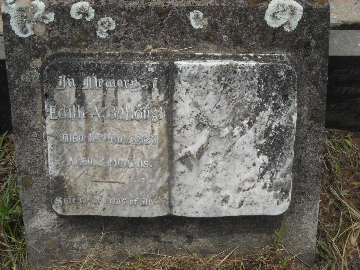BULLOUGH Edith A. -1923